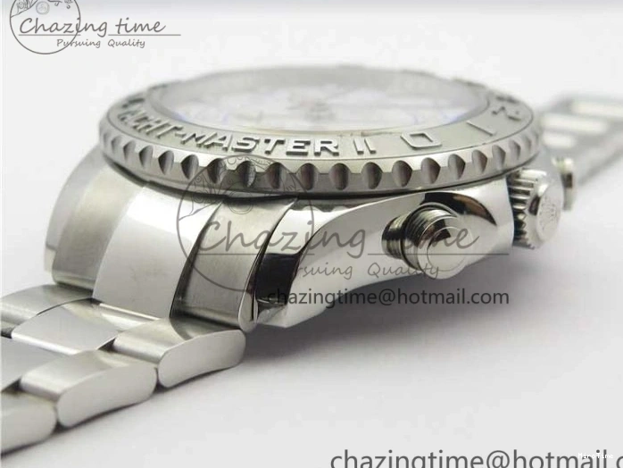 MiroTime 0126 Lightweight YachtMaster II 116689 SS JF 1:1 Best Edition White Dial Ceramic Bezel on SS Bracelet A7750 V 3184